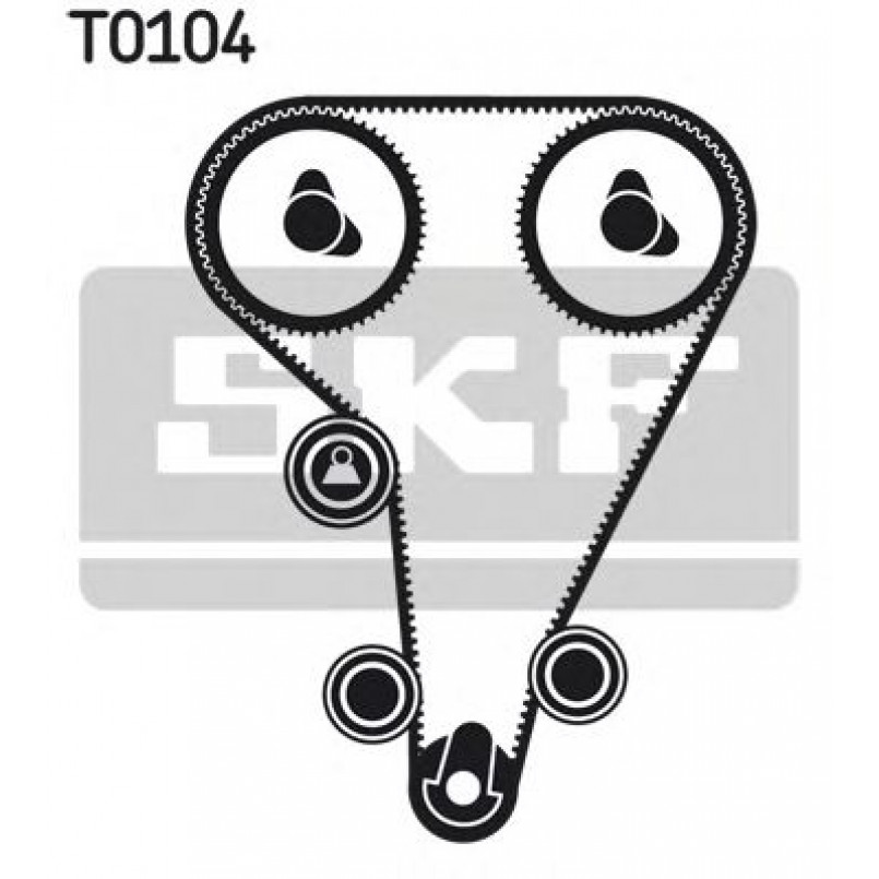 VKMA 04212 SKF Комплект ГРМ (ремінь + ролик)